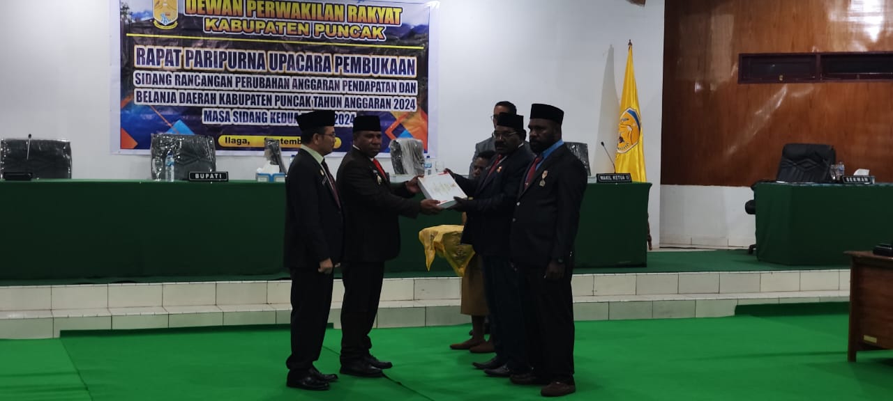 DPRD Puncak Tetapkan APBD Perubahan Tahun 2024